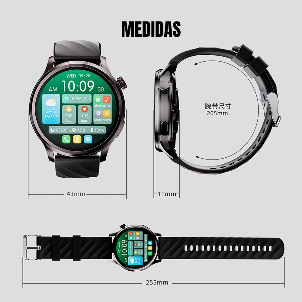 Smart Watch Moreka R04 pantalla Ultra HD Amoled contra agua IPX67 - Imagen 9