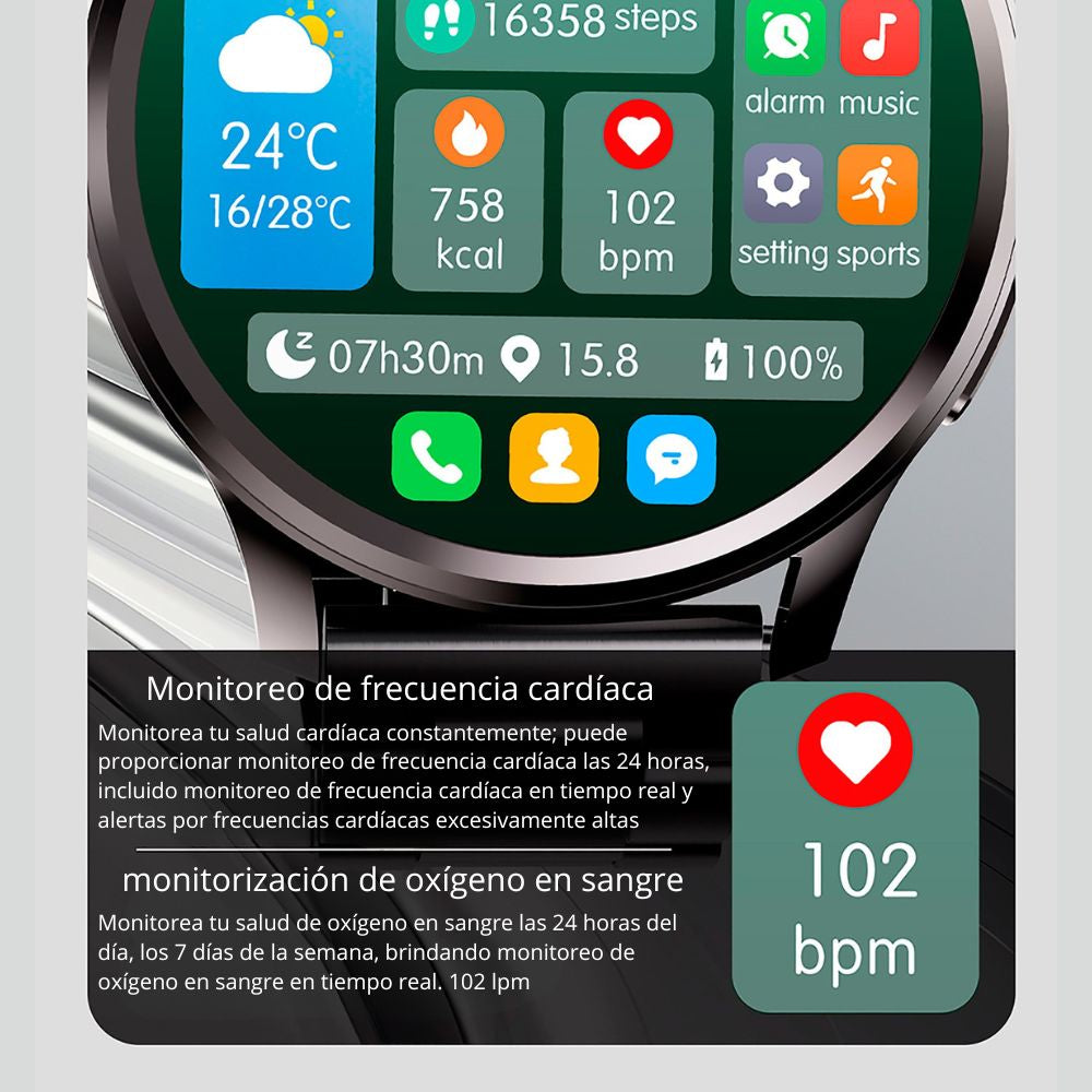 Smart Watch Moreka R04 pantalla Ultra HD Amoled contra agua IPX67 - Imagen 10