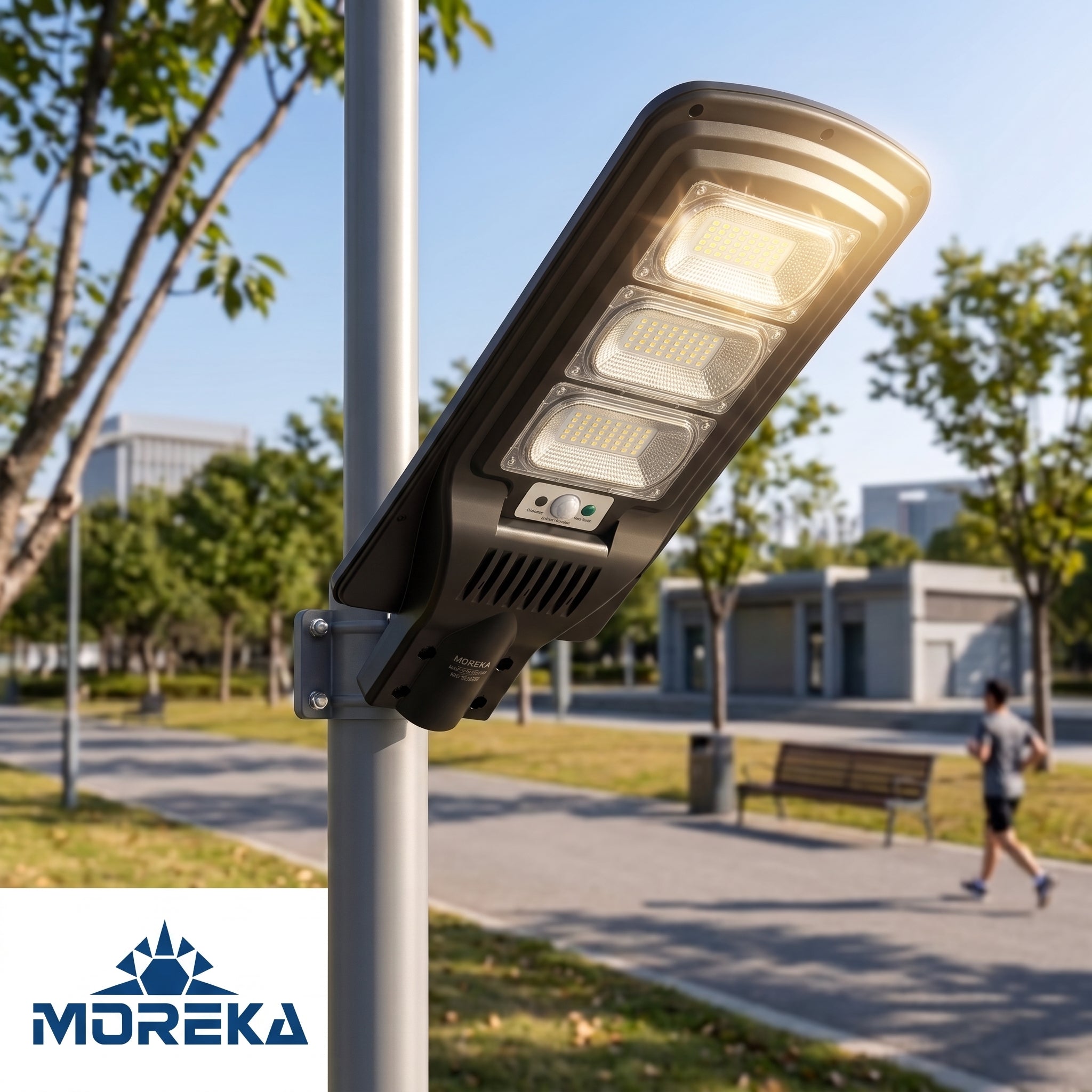 Luminaria Suburbana Alumbrado Solar Moreka MS-E200W - Imagen 7