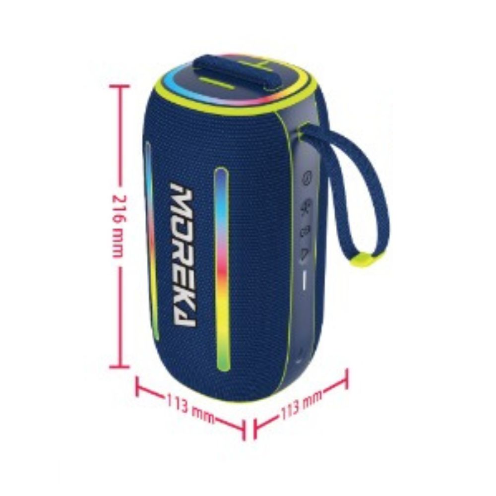 Bocina Moreka 431 25W 2400mAh 4-5 hrs de bateria Bluetooth IPX6 - Imagen 8