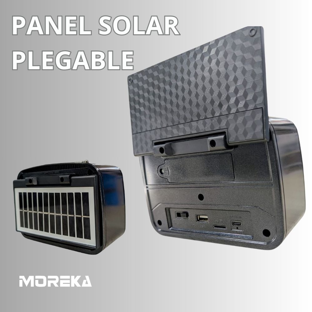 Radio AM/FM/SW Solar Bluetooth, TF Card, Radio FM, USB Moreka 226 - Imagen 3