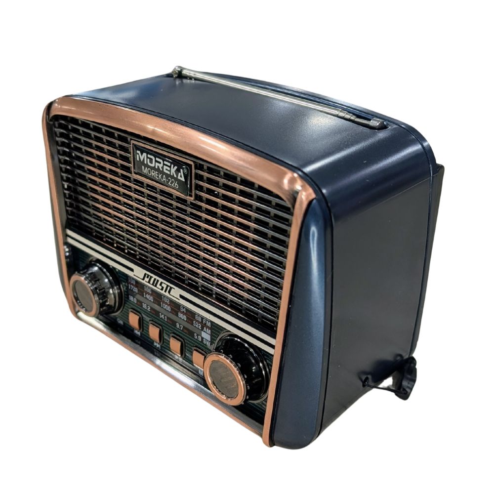 Radio AM/FM/SW Solar Bluetooth, TF Card, Radio FM, USB Moreka 226 - Imagen 9