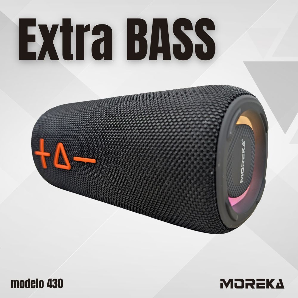 Bocina Moreka 430 20W 2400mAh 4-5 hrs de bateria Bluetooth IPX6 - Imagen 2