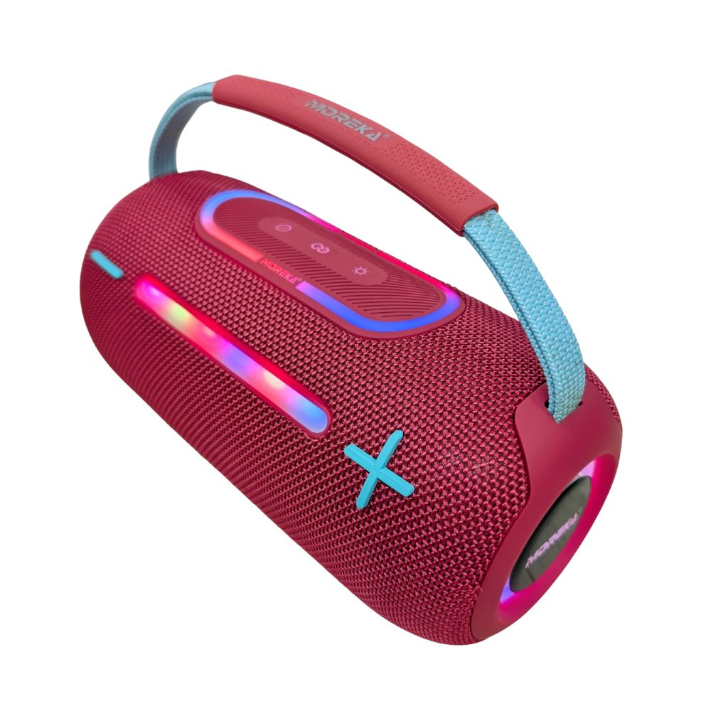 Bocina Moreka 432 25W 3600mAh 4-5 hrs de bateria Bluetooth RGB IPX6 - Imagen 6