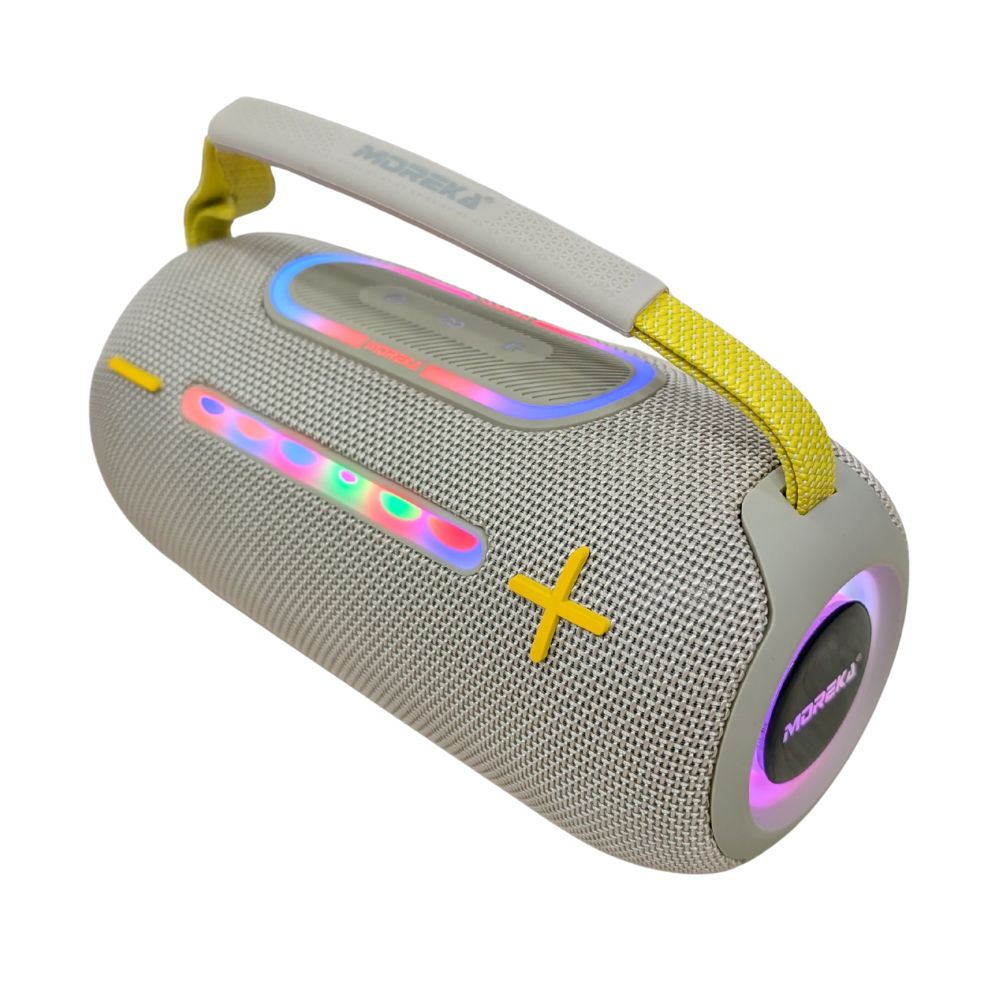 Bocina Moreka 432 25W 3600mAh 4-5 hrs de bateria Bluetooth RGB IPX6 - Imagen 7
