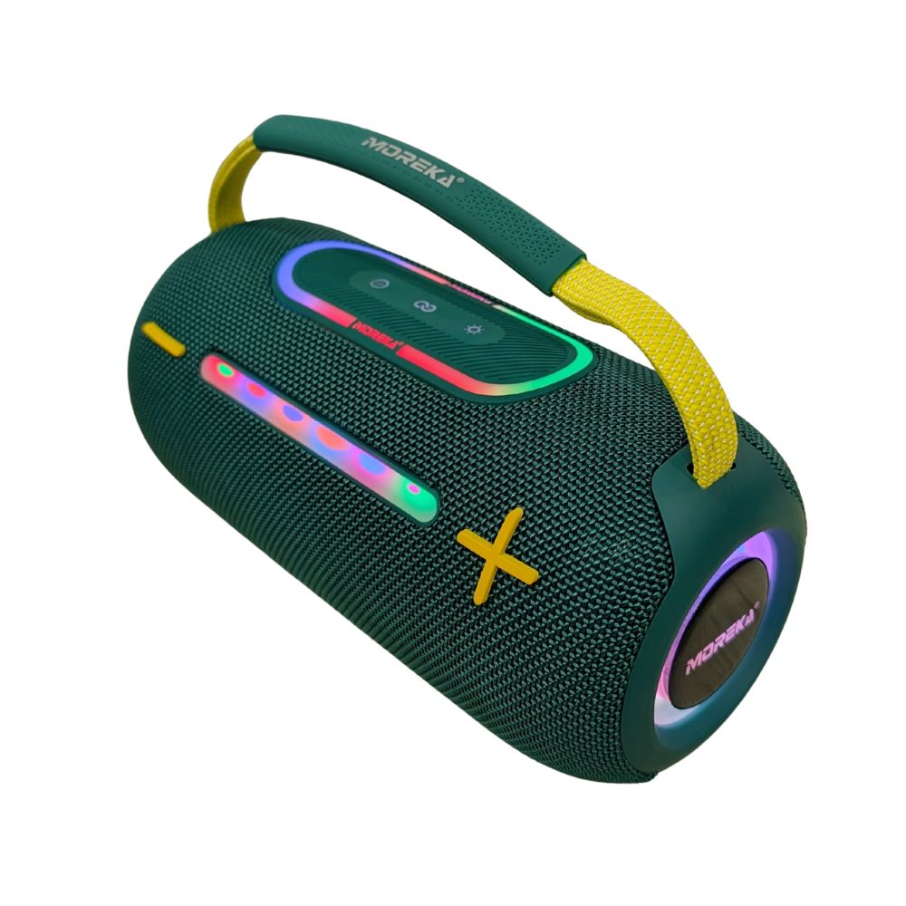 Bocina Moreka 432 25W 3600mAh 4-5 hrs de bateria Bluetooth RGB IPX6 - Imagen 8