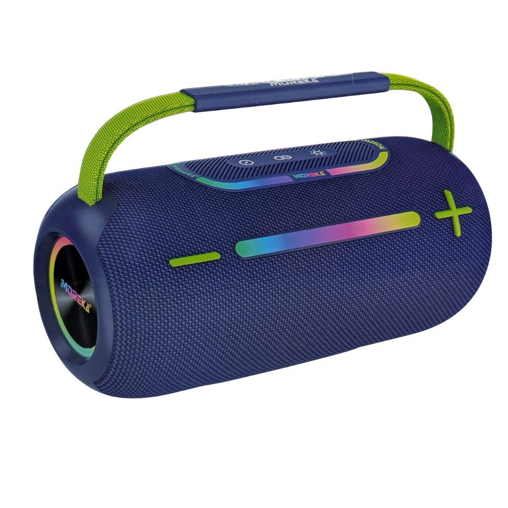 Bocina Moreka 432 25W 3600mAh 4-5 hrs de bateria Bluetooth RGB IPX6 - Imagen 9