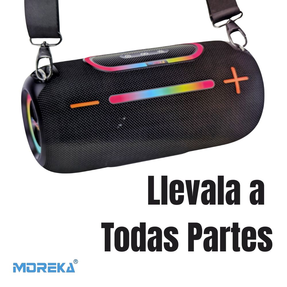 Bocina Moreka A59 50W 8000mAh 5-6 hrs de bateria Bluetooth - Imagen 2