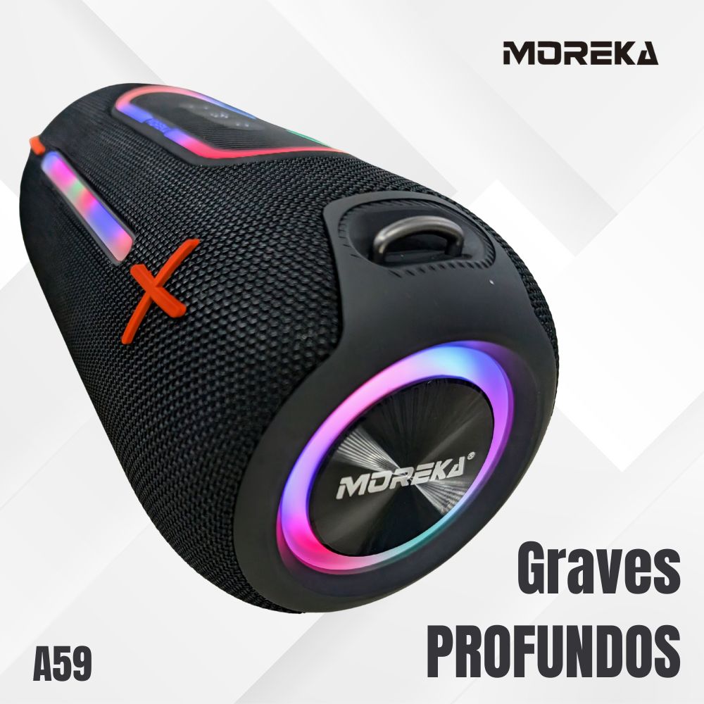 Bocina Moreka A59 50W 8000mAh 5-6 hrs de bateria Bluetooth - Imagen 3