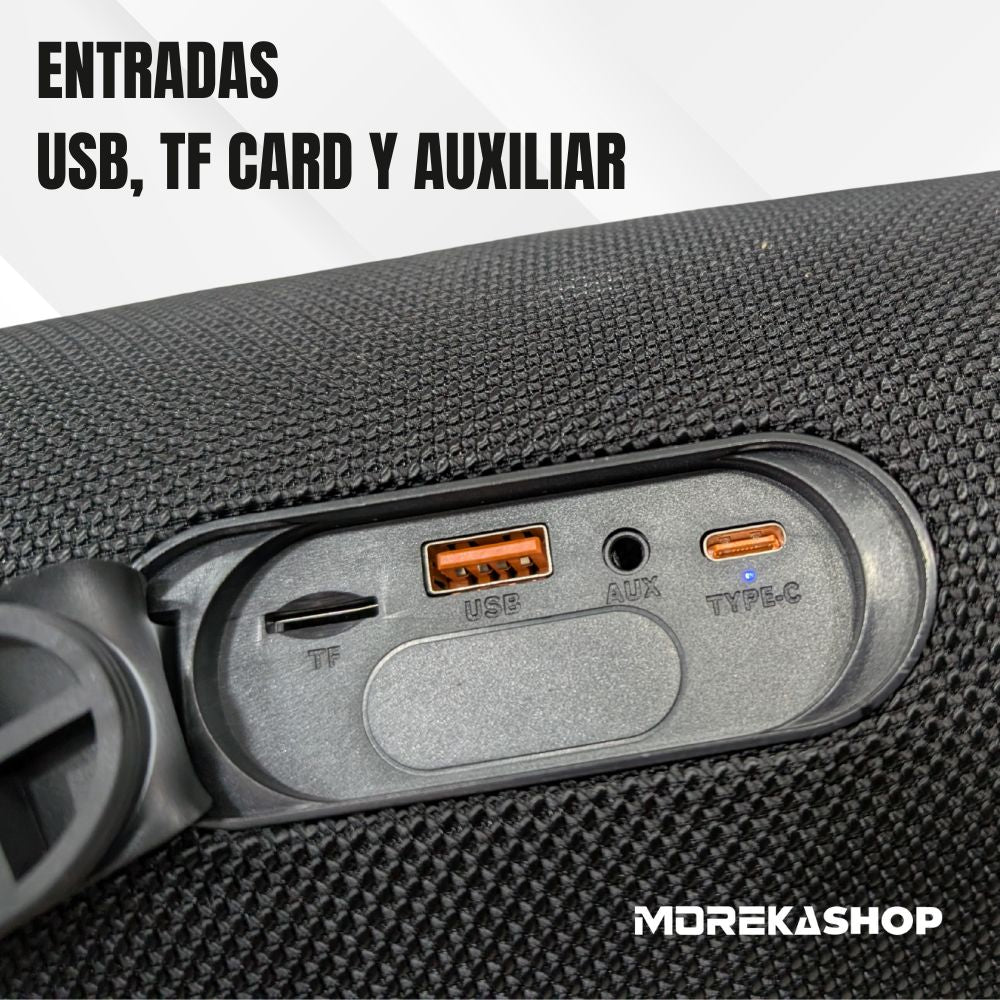 Bocina Moreka A59 50W 8000mAh 5-6 hrs de bateria Bluetooth - Imagen 7
