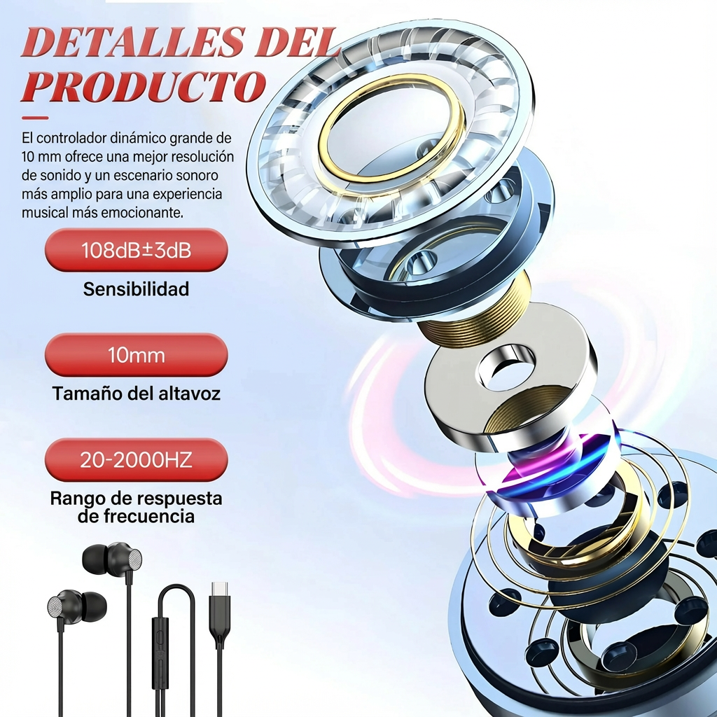 Audífonos Moreka M-927 Alámbricos Manos Libres — Bluetooth 5.3 TWS - Imagen 3