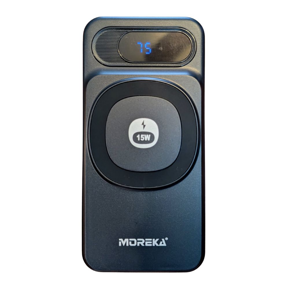 Power Bank Moreka K106 10000mAh 37Wh 15W magnética 22.5w máxima incluye cables - Imagen 9