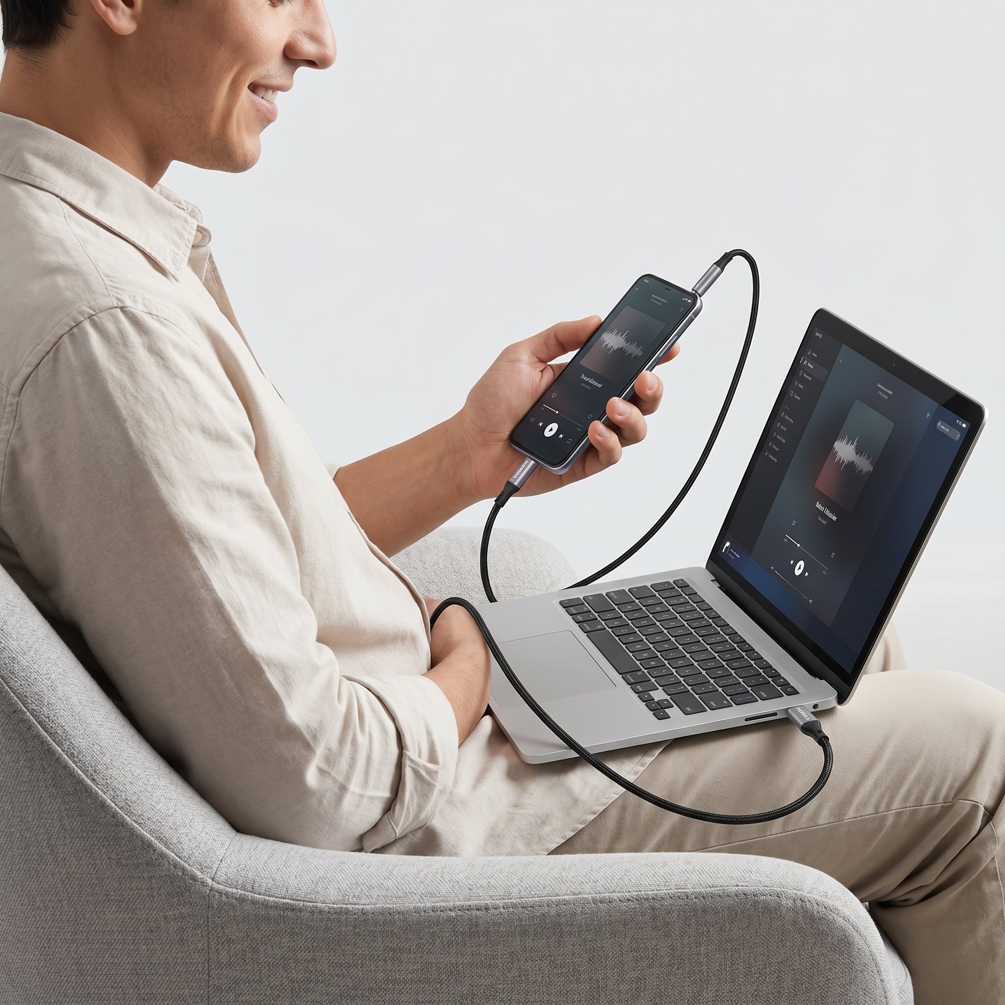 Convertidor USB C a auxiliar de 3,5 mm AU-08 - Imagen 5