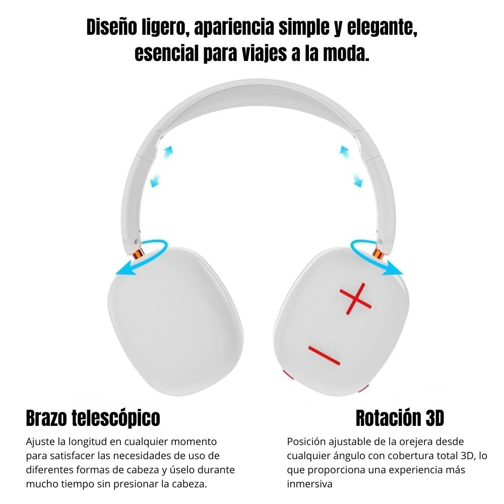 Audífonos Bluetooth V5.4 Moreka BL022 300mAh - Imagen 3