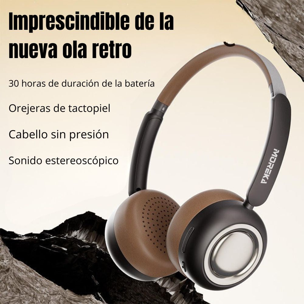 Audífonos BT V5.4 Moreka BL11 350mAh 40mm — Bluetooth 5.3 TWS - Imagen 4