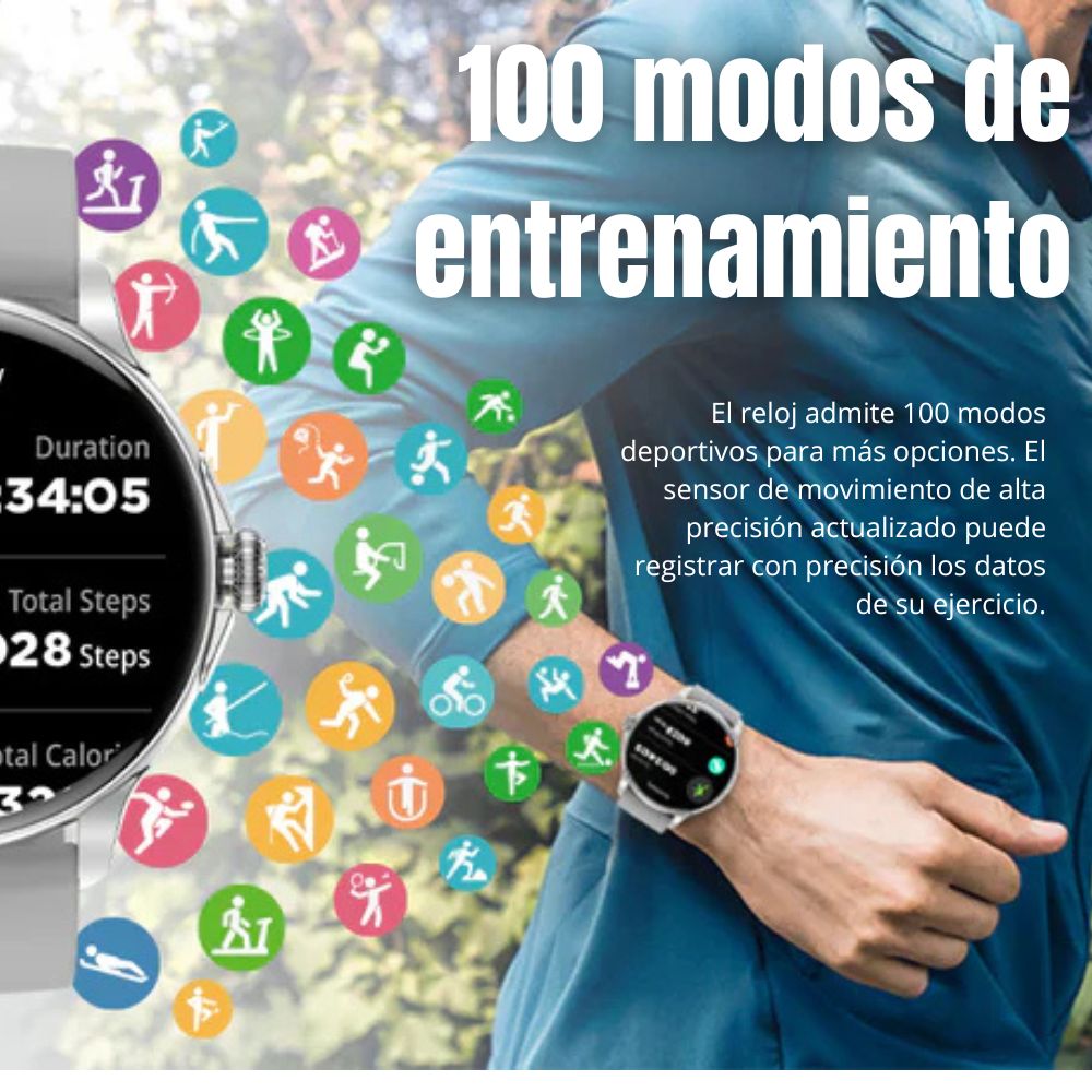 Smart Watch Moreka R08 pantalla HD Amoled 1.43