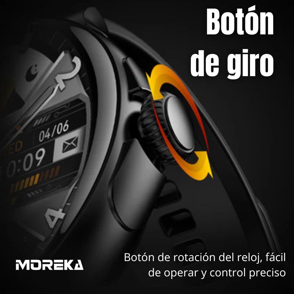 Smart Watch Moreka R08 pantalla HD Amoled 1.43