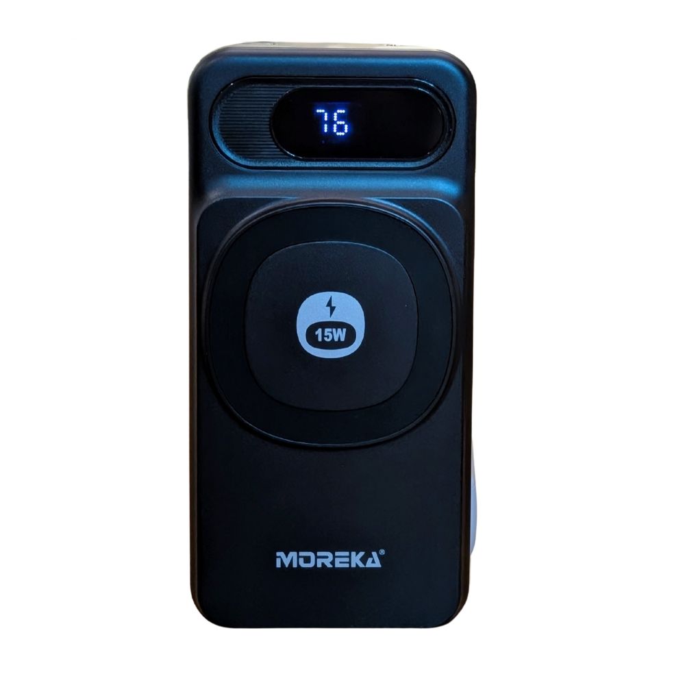 Power Bank Moreka K107 20000mAh 22.5W Magsafe  15w Cables C Lightning - Imagen 10