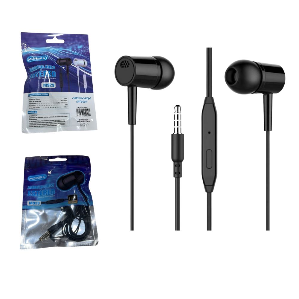 Audífonos Moreka M-929, Alámbricos, Manos Libres — Bluetooth 5.3 TWS - Imagen 2