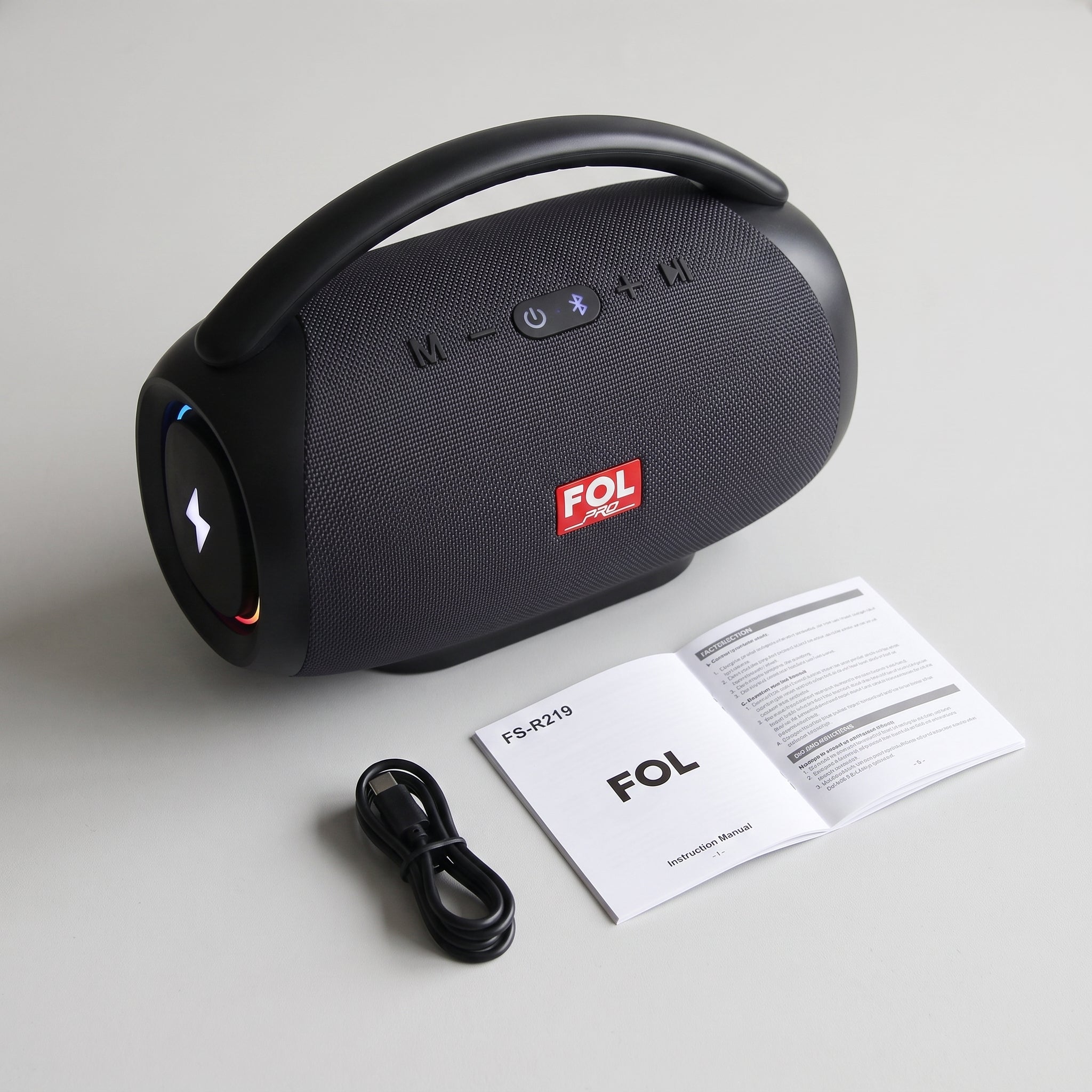 Bocina TWS Recargable Portátil FOL FS-R219: Sonido 50W - Imagen 10