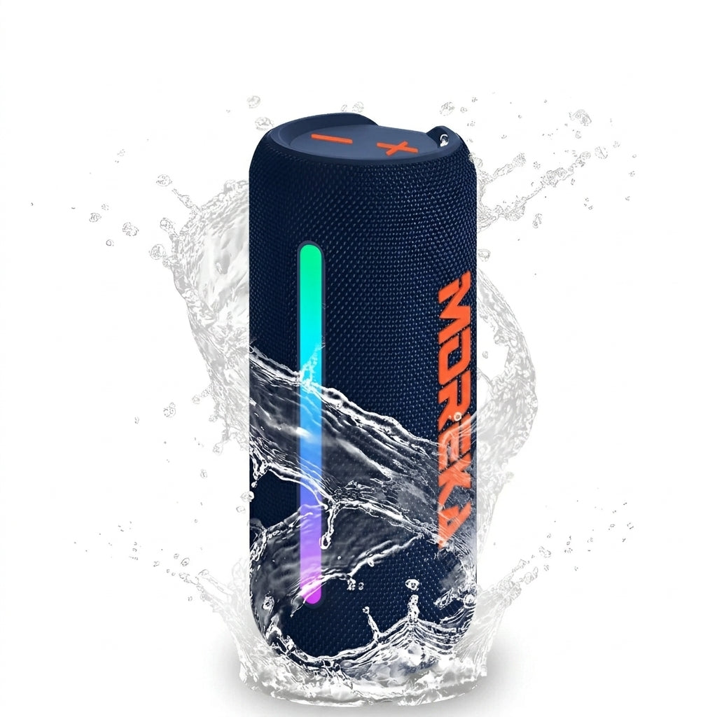 Bocina Bluetooth Portátil Moreka A53 Sonido de 30W con luces RGB IPX6 - Imagen 1