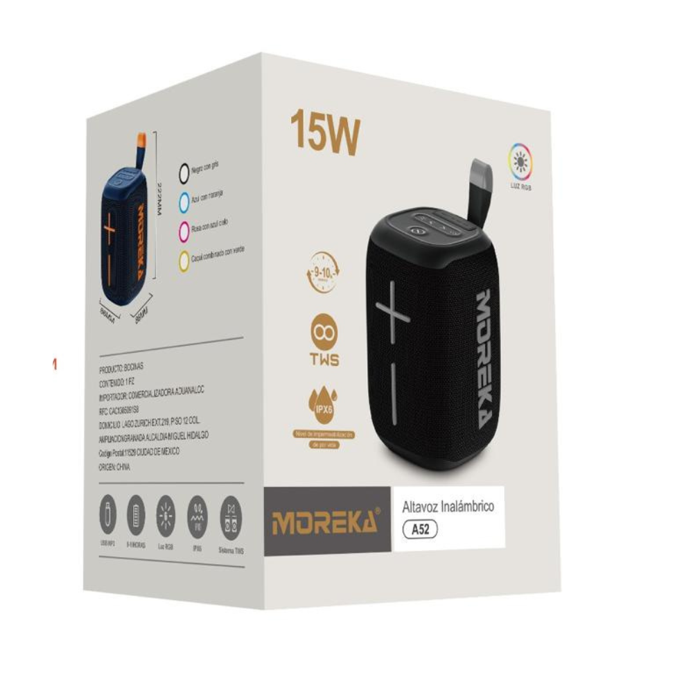 Bocina Moreka A52 15W 2.2