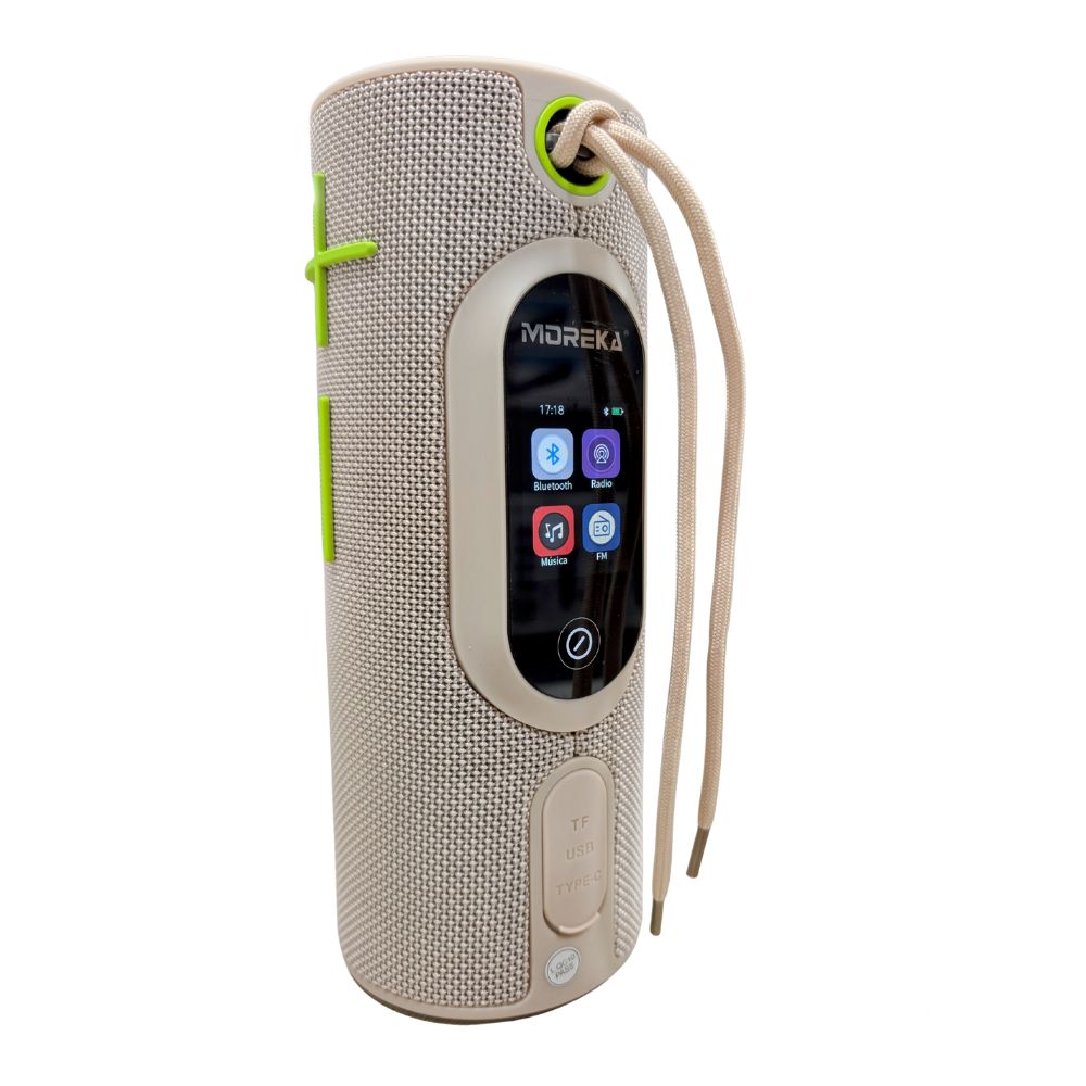 Bocina Moreka A46 Pantalla Táctil LCD multifunción 30W 3600mAh 10hrs de bateria IPX6 - Imagen 9