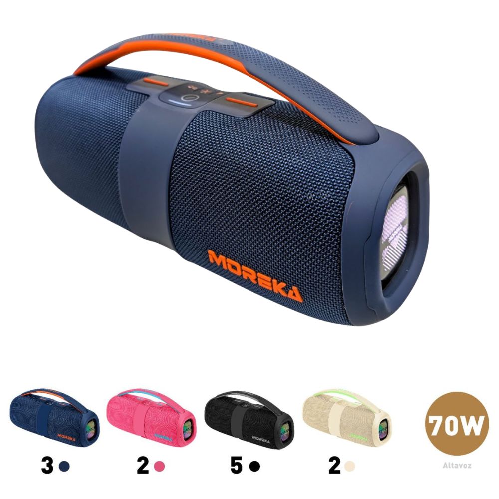 Bocina Moreka A41 70W 35W+35W 5000mAh 9hrs de bateria Bluetooth IPX6 - Imagen 2