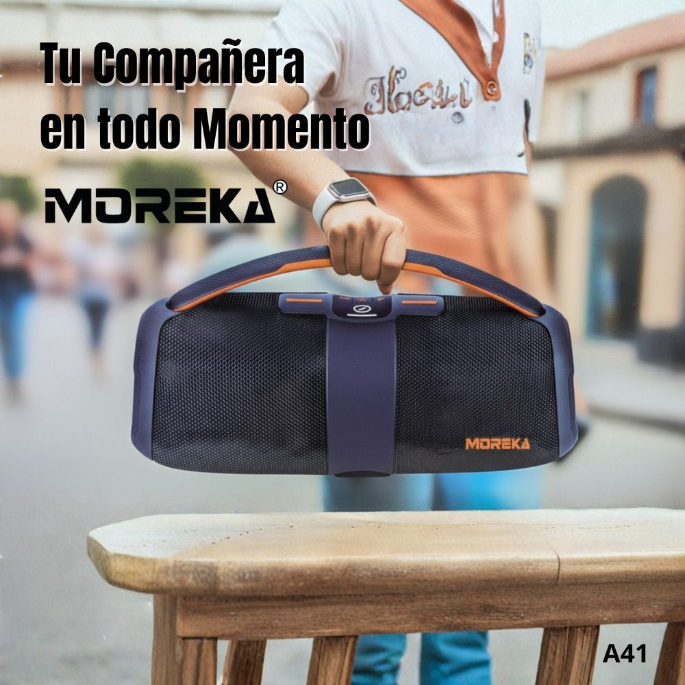 Bocina Moreka A41 70W 35W+35W 5000mAh 9hrs de bateria Bluetooth IPX6 - Imagen 5