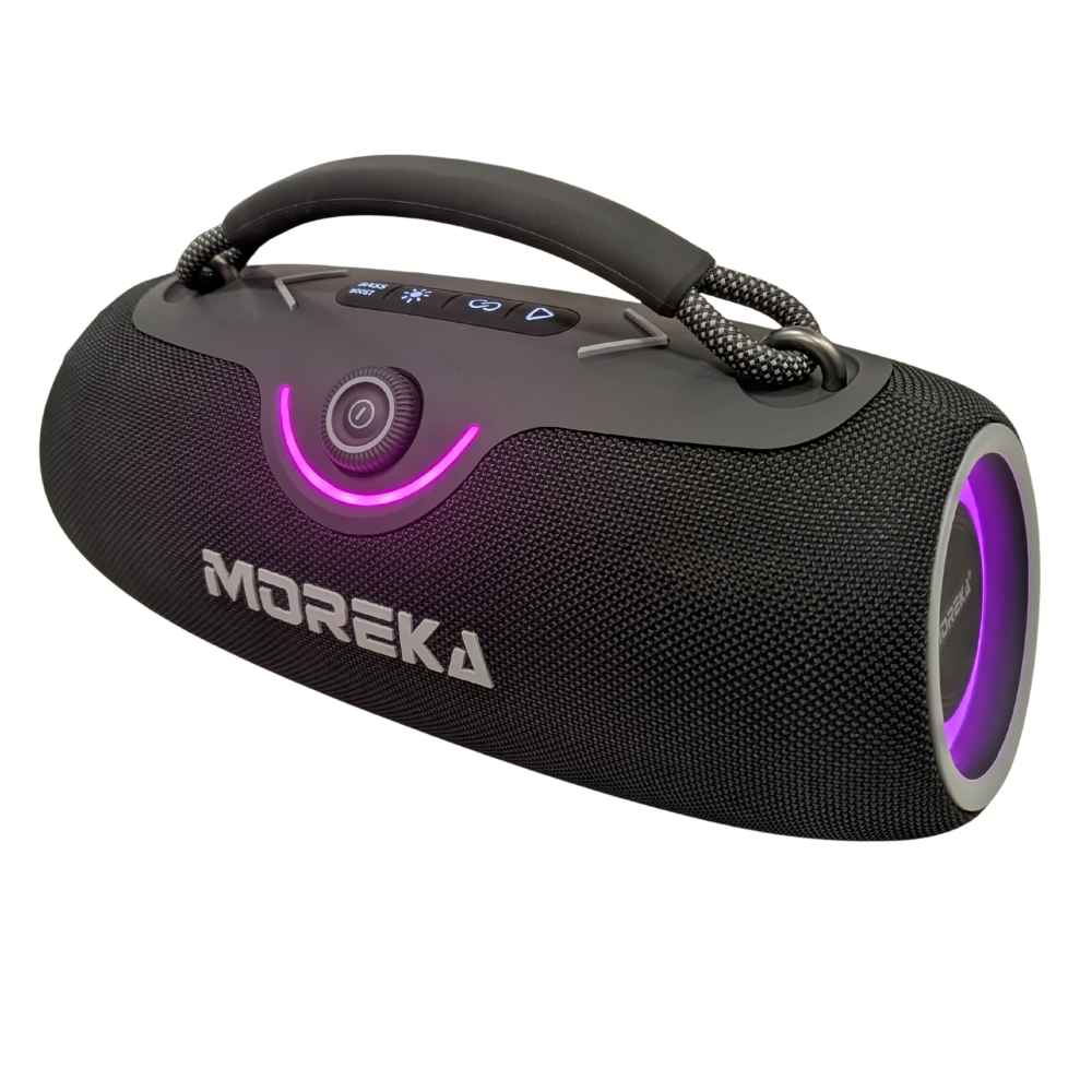 Bocina Moreka A42 80W 40W+40W 8000mAh 6hrs de bateria Bluetooth IPX6 - Imagen 10