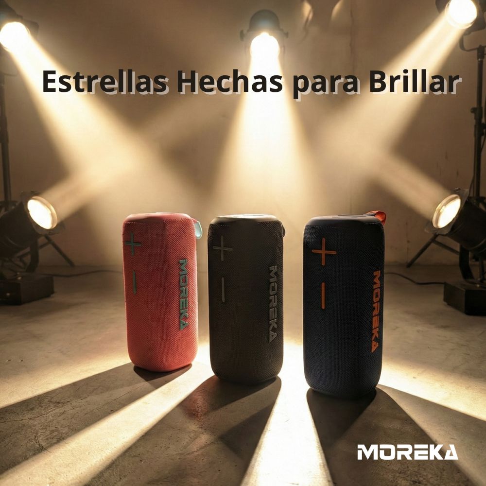 Bocina Moreka A48 50W 25W+25W 4000mAh 6hrs de bateria Bluetooth IPX6 - Imagen 9