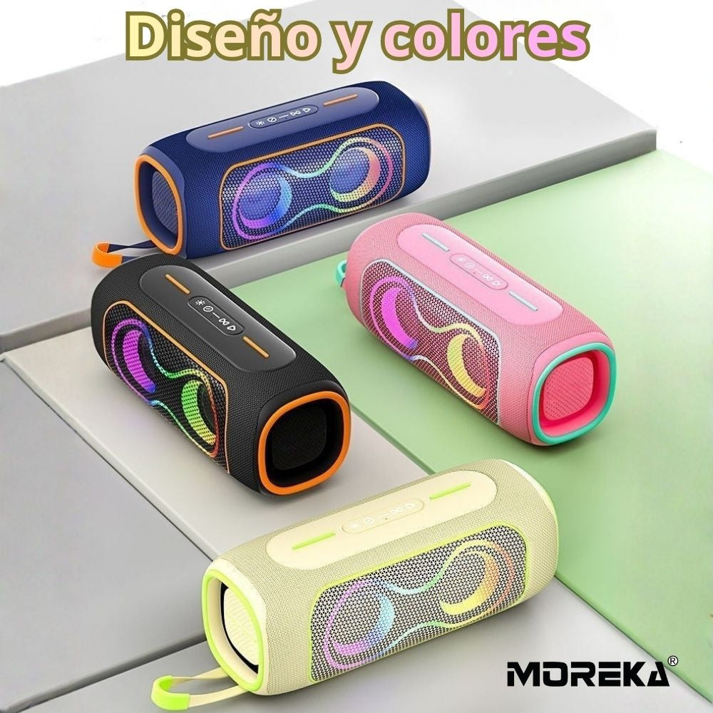 Bocina Moreka A47 70W 25W*2+10W 5000mAh 5hrs de bateria Bluetooth IPX6 - Imagen 7