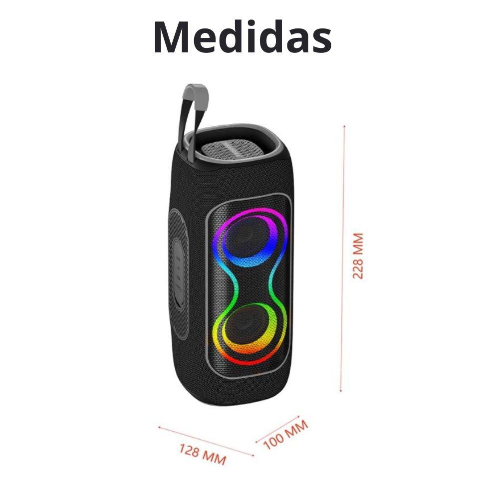 Bocina Moreka A47 70W 25W*2+10W 5000mAh 5hrs de bateria Bluetooth IPX6 - Imagen 10