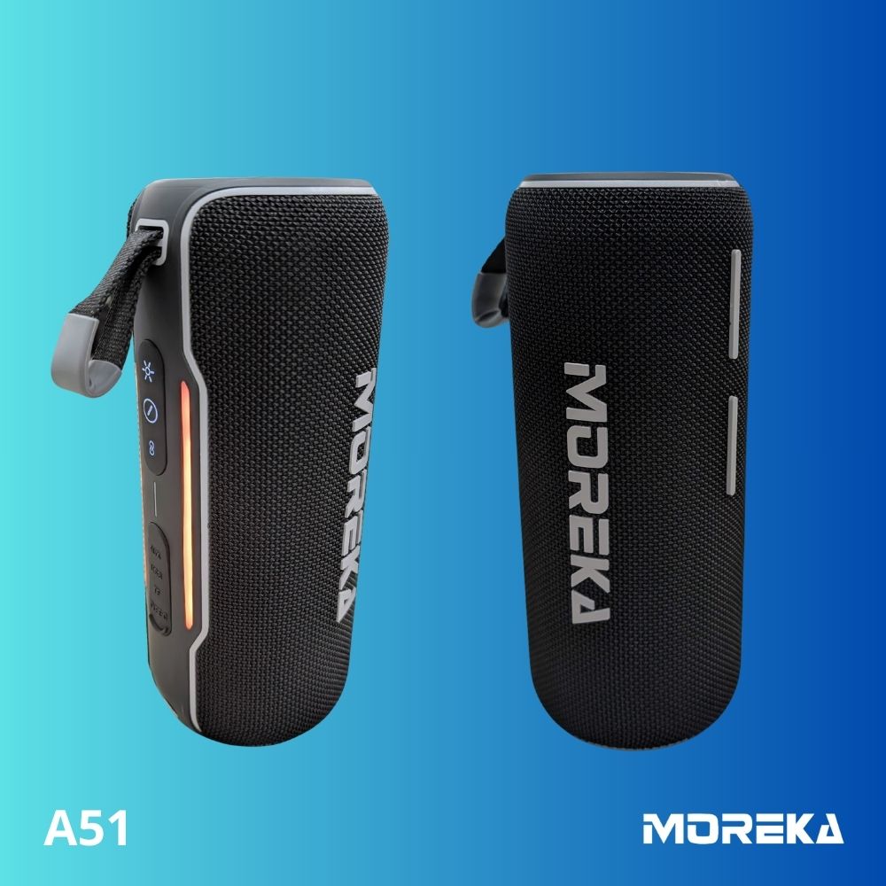 Bocina Moreka A51 30W 15W*2 3600mAh 8hrs de bateria Bluetooth IPX6 - Imagen 4