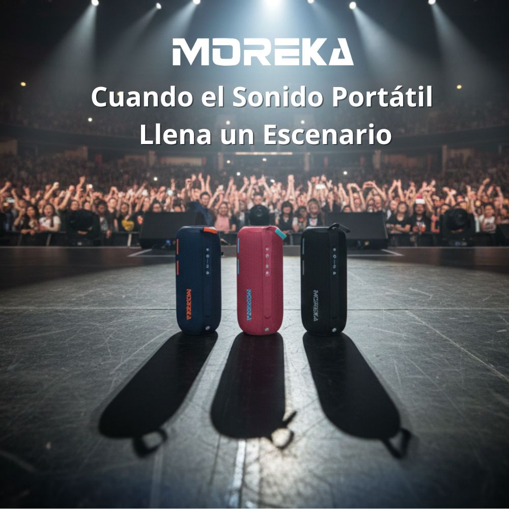 Bocina Moreka A50 30W 15W*2 3600mAh 10hrs de bateria Bluetooth IPX6 - Imagen 4