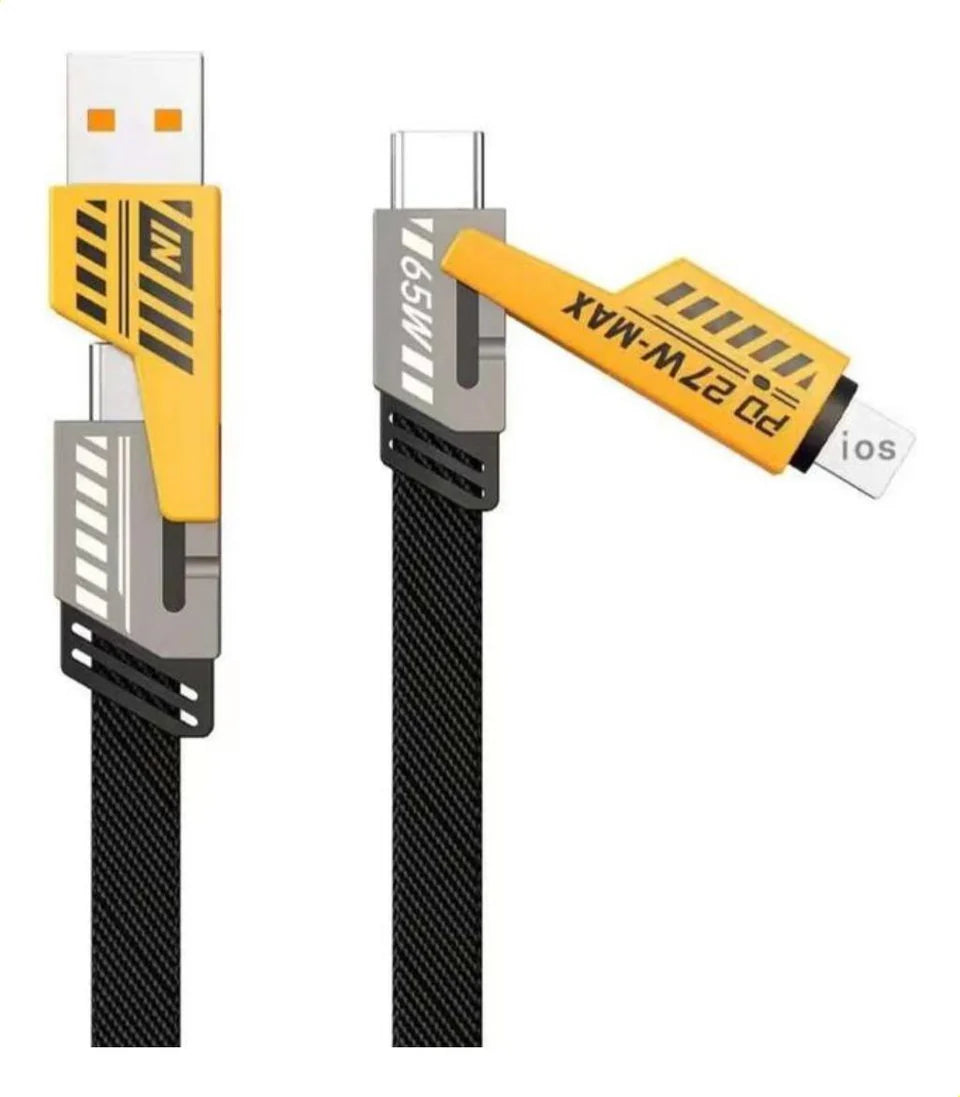 Cable 4 en 1 MOREKA CB-050: Carga rápida 65W - Imagen 1