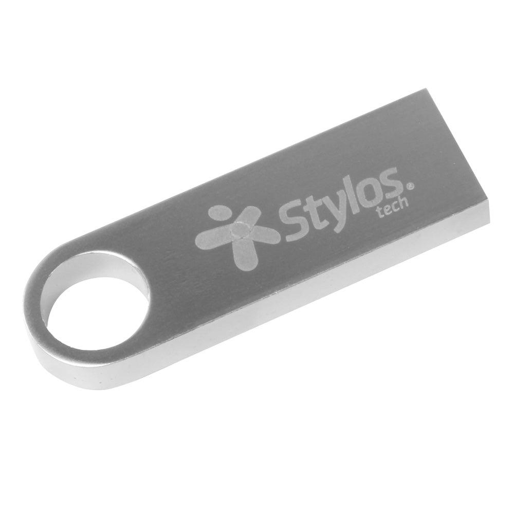Memoria USB 8GB Stylos Tech Metalica USB 2.0 garantía de por vida - Imagen 1