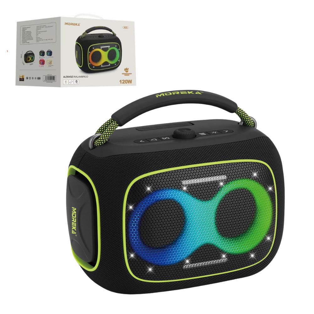 Bocina Moreka A55 120W 12000mAh 8hrs de bateria Bluetooth IPX6 - Imagen 16