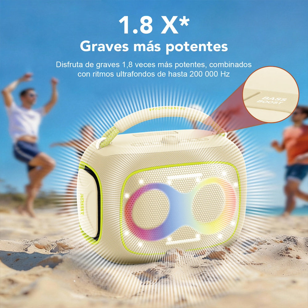 Bocina Moreka A55 120W 12000mAh 8hrs de bateria Bluetooth IPX6 - Imagen 7