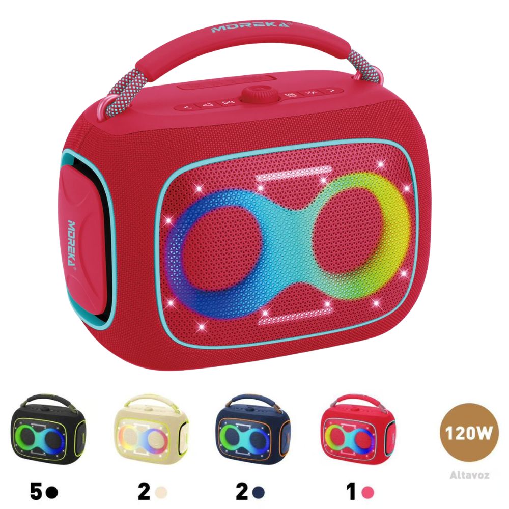 Bocina Moreka A55 120W 12000mAh 8hrs de bateria Bluetooth IPX6 - Imagen 9