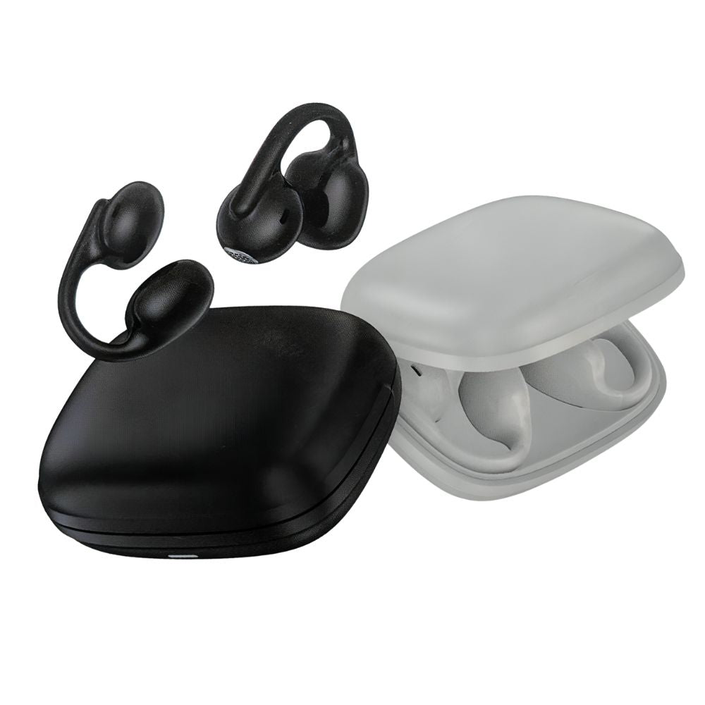 Audífonos Bluetooth clip 40mAh Estuche 400mAh 20h con estuche Nebro WE-501