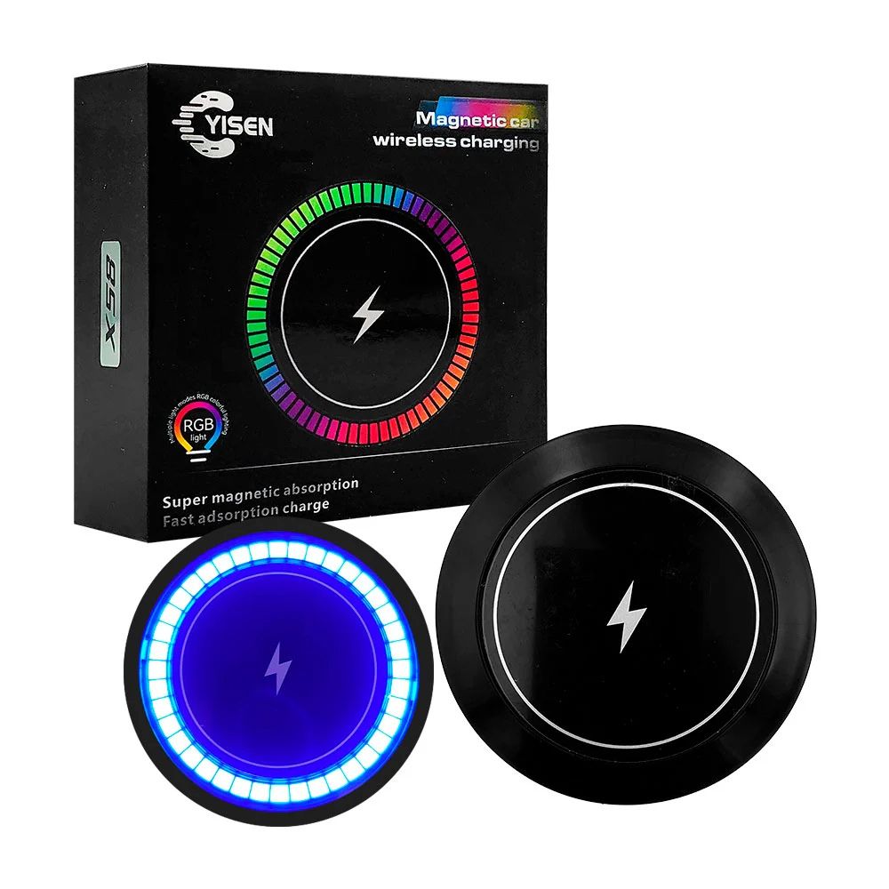 Cargador Magnético Inalámbrico 15W con gancho para auto Yisen X58 - Imagen 5