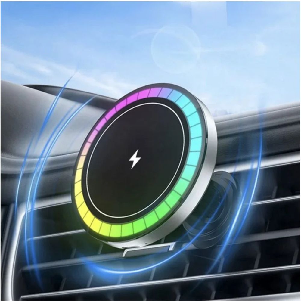 Cargador Magnético Inalámbrico 15W con gancho para auto Yisen X58 - Imagen 7