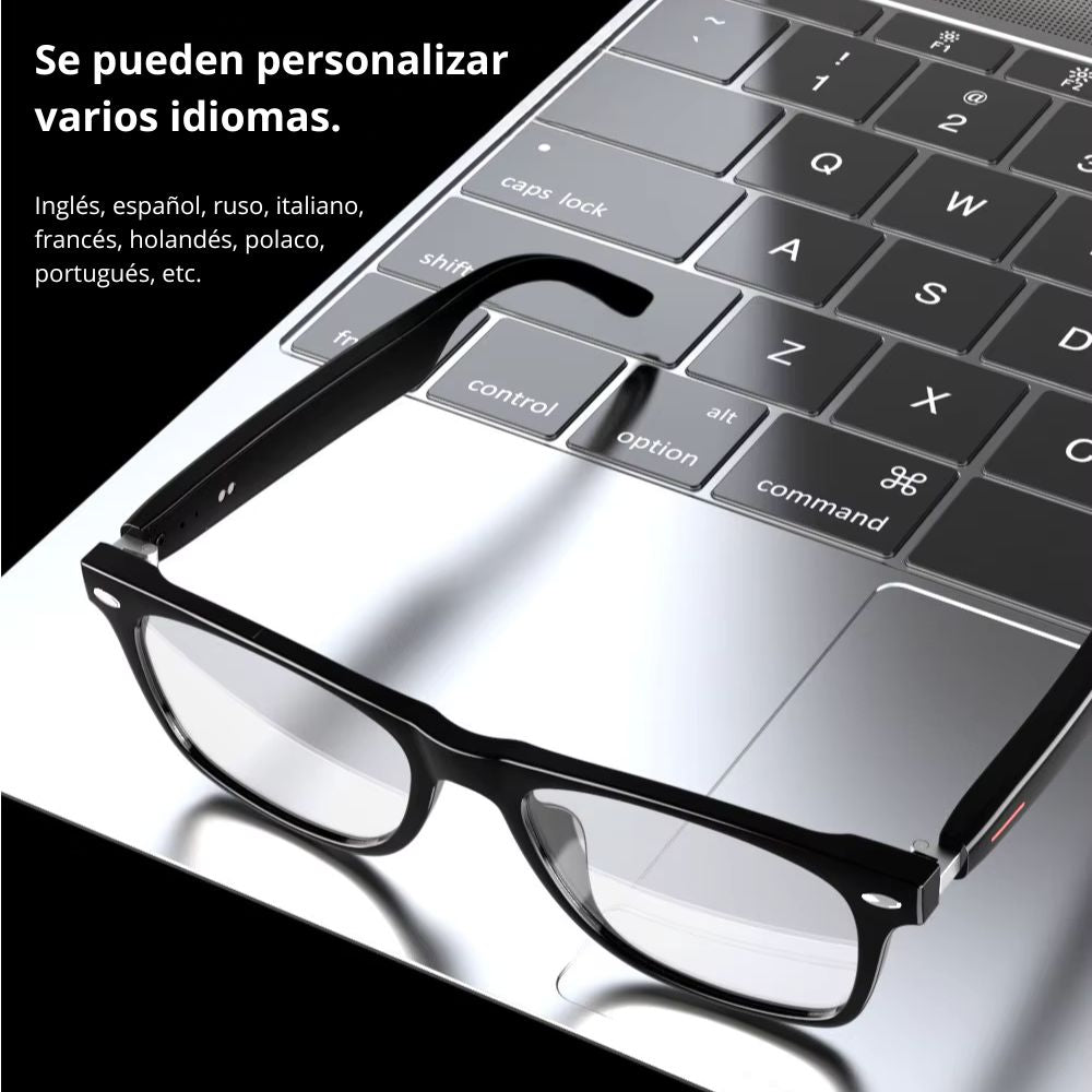 Lentes inteligentes traducción automática, asistente de Voz SIRI y Google, manos libres GS-08 - Imagen 4
