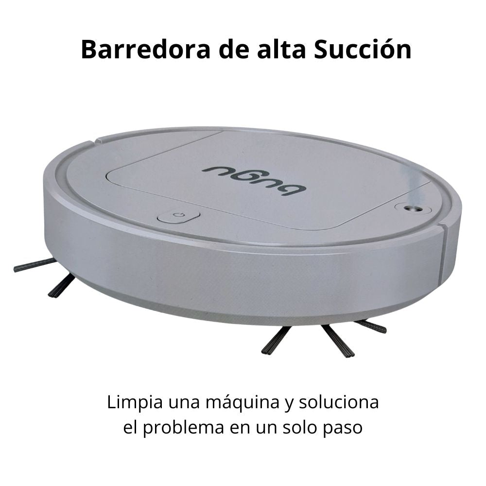 Robot Aspirador Blanco Bugu 1528A - Imagen 2