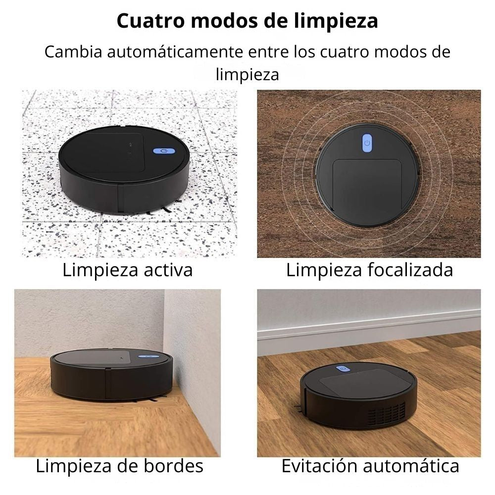 Robot Aspirador Blanco Bugu 1528A - Imagen 6
