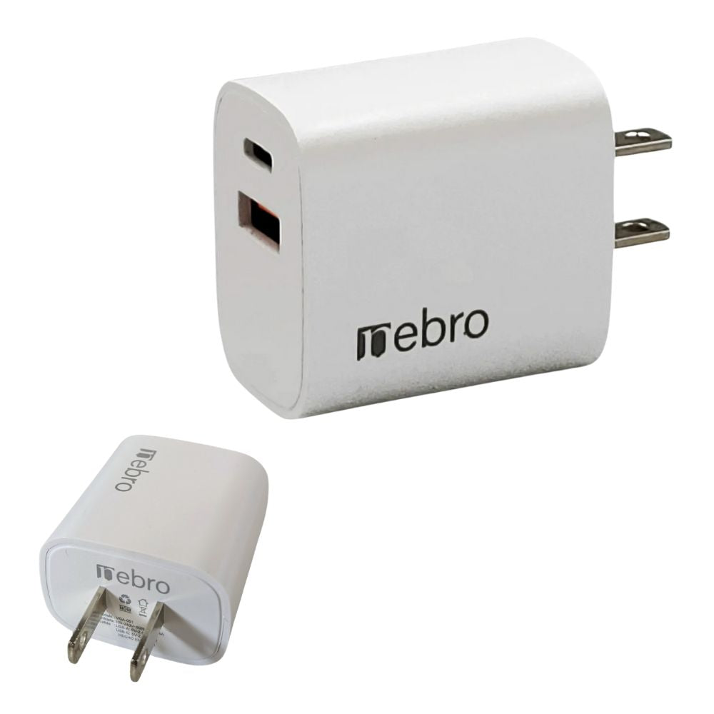 Cargador 12W 1 USB-A + 1 USB-C Nebro VGA-051 - Imagen 5