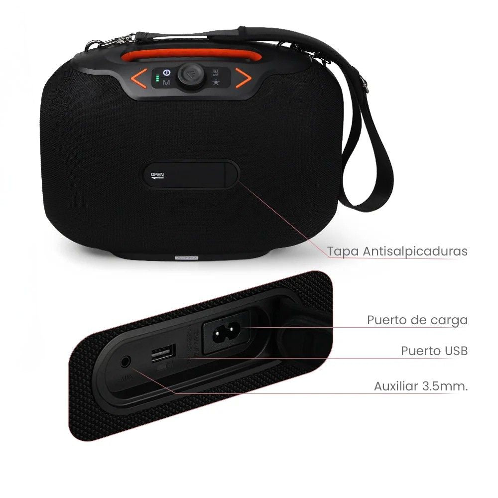 Bocina FOL FS-R306 90W 8000mAh 3hrs de bateria Bluetooth - Imagen 7