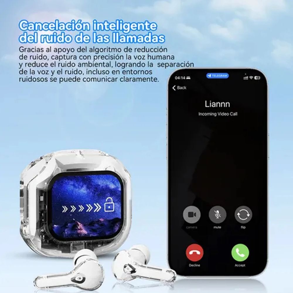 Audífonos Bluetooth Traductor IA Cancelación de Ruido ENC IPX5 SmartBuds - Imagen 11