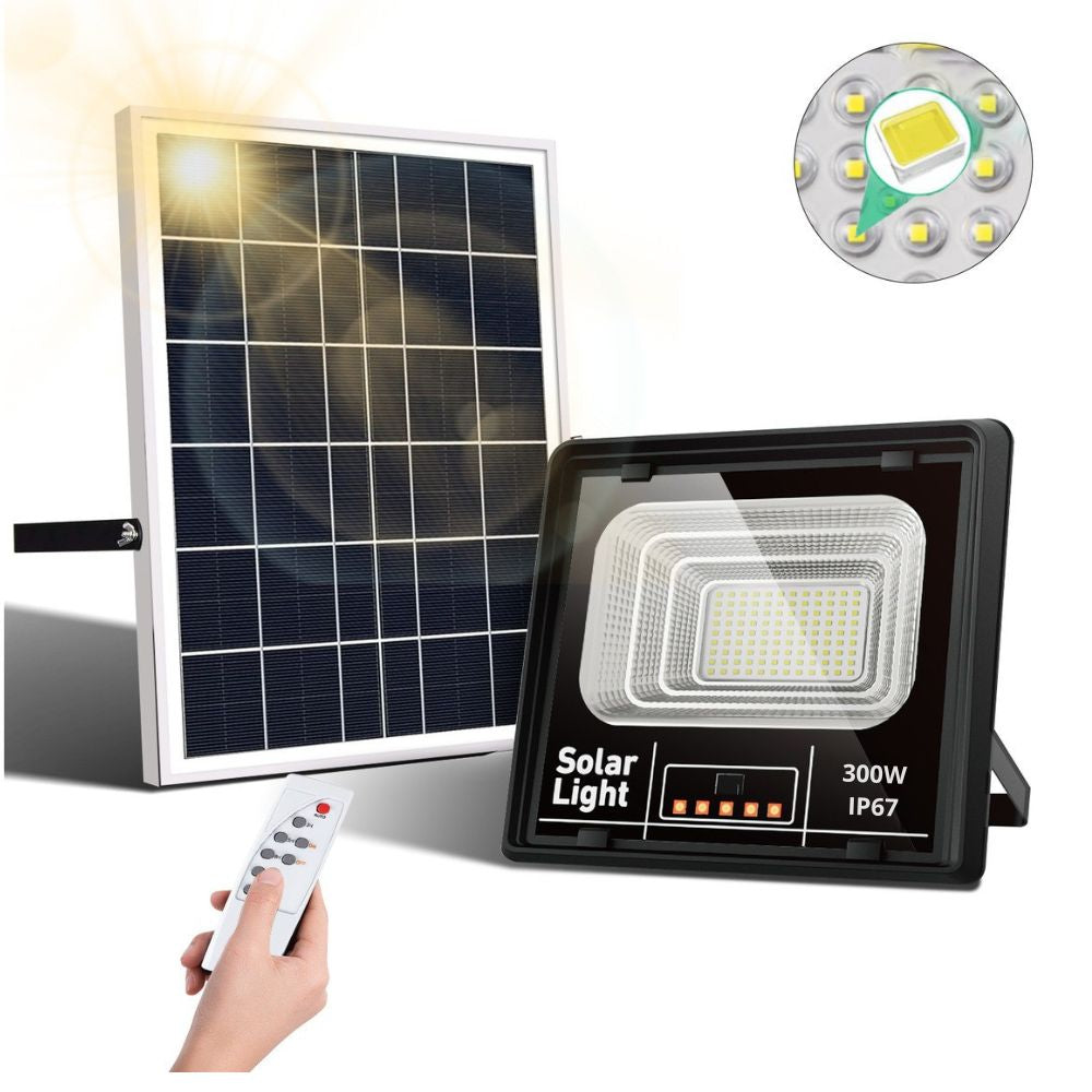 Reflector Solar 300W 20000mAh con Panel solares para intemperie IP67 MOR-300H - Imagen 2